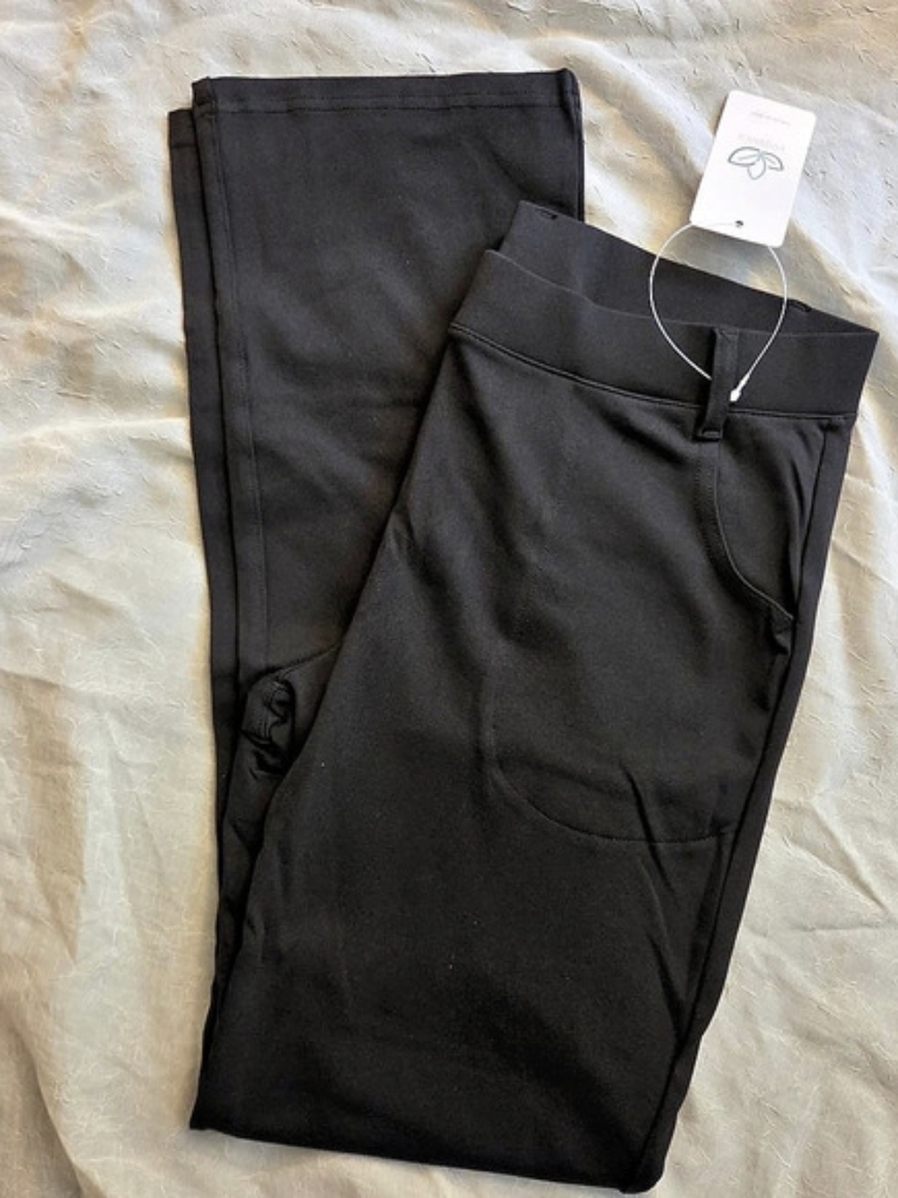 Yogipace Belt Loop Jogger Black Medium Straight Leg Pants NWT